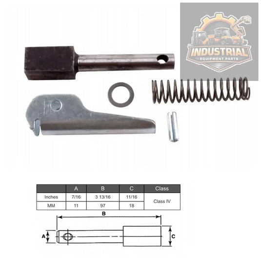 (SET OF 2) Forklift Fork Pin Kit Class 4 | 97MM - Fork PinMPNHMFPK-4710Compatible Equipment MakeUniversalCountry of
