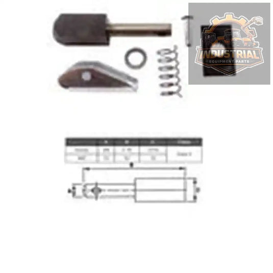 (SET OF 2) Forklift Fork Pin Kit Class 2 | 83MM - Fork PinMPNHMFPK-4722Compatible Equipment MakeUniversalCountry of