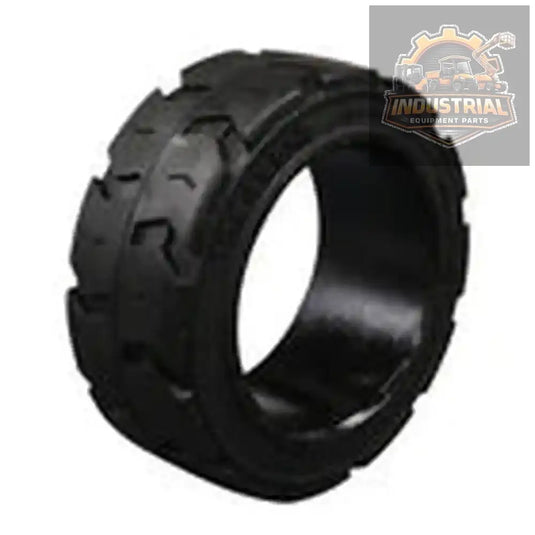 (SET OF 2) FORKLIFT TIRE - 10 X 4 X 6.5 TRACTION TOTAL SOURCE PRESS ON BLACK - TireCompatible Equipment