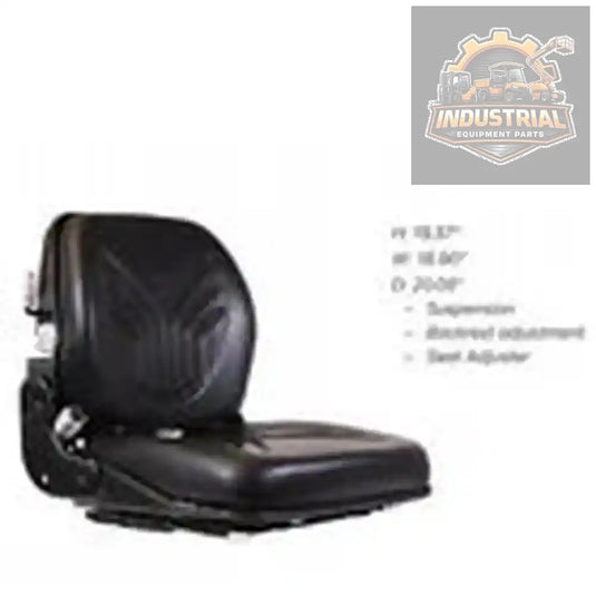 TN53845 NEW Tennant Sweeper Seat W/Suspension | Black Vinyl