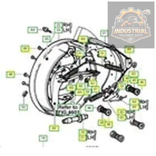 Toyota Forklift 8FGCU25 Hardware Kit RH & LH Complete (All items highlighted)