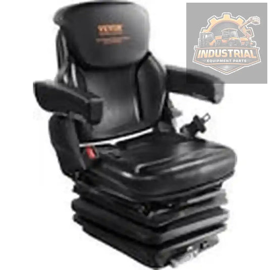 Universal Forklift Seat Tractor Seat with Armrest & Adjustable Backrest